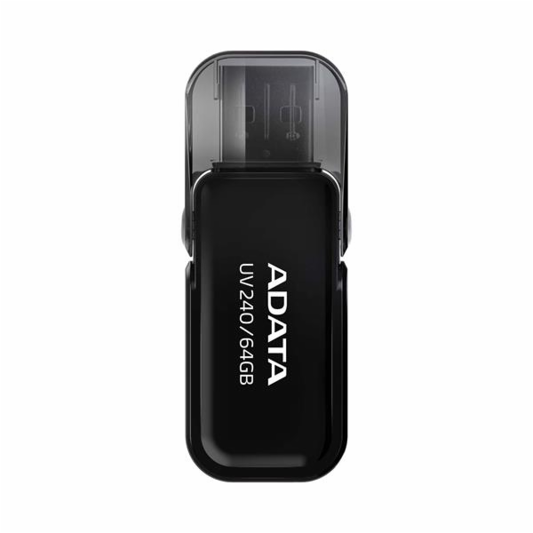 ADATA Flash Disk 64GB UV240, USB 2.0 Dash Drive, černá