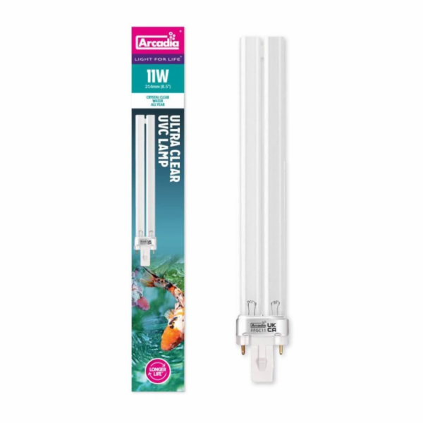 Arcadia Compact Ultra Clear UVC 11W,G23,214mm