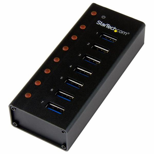 Startech 7 Port USB 3.0 Hub (5 Gbps) - Metal Enclosure - ...