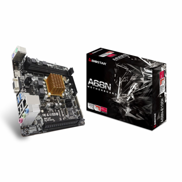 Biostar A68N-2100K Mainboard,AMD E16010, Socket BGA FT3B ...