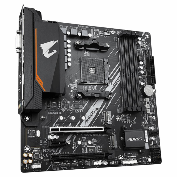 GIGABYTE MB Sc AM4 B550M AORUS ELITE, AMD B550, 4xDDR4, 1...