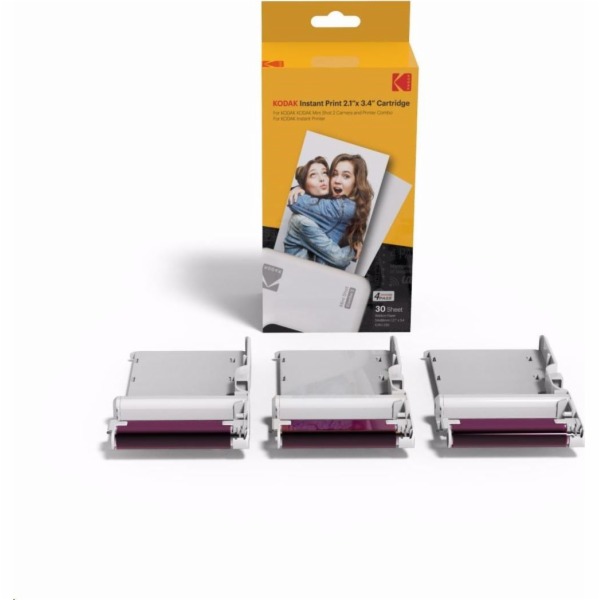 KODAK 4PASS All-in-one Cartridge (2.1x3.4") 30 snímků