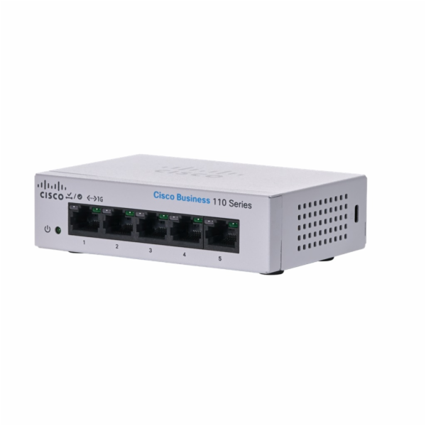 Cisco switch CBS110-5T-D (5xGbE, fanless)