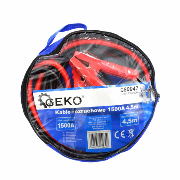 GEKO Startovací kabely 1500A 4,5m GEKO