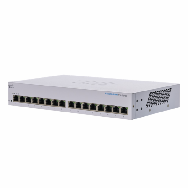 Cisco CBS110-16T Cisco switch CBS110-16T (16xGbE, fanless)