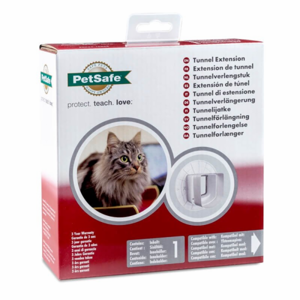 PetSafe® Přídavný tunel pro Smart dvířka s mikročipem bílý