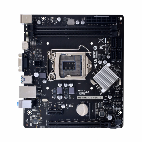 Biostar H81MHV3 3.0 BIOSTAR, Intel H81, v3.0, Socket 1150...