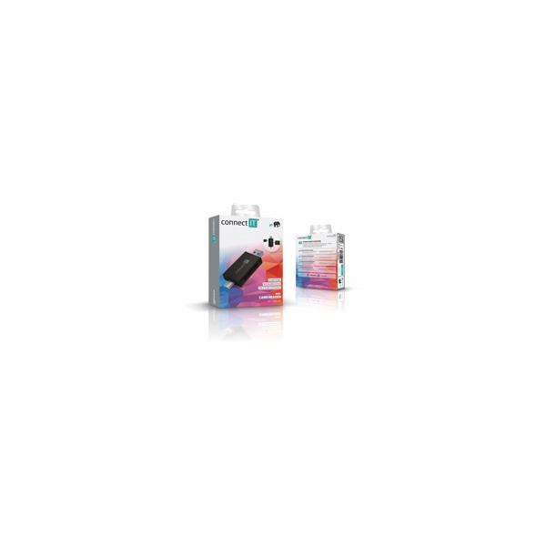 Connect IT CFF-1020-BK CONNECT IT USB-C/USB-A čtečka karet