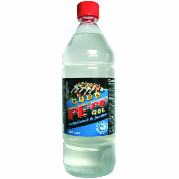 Podpalovač PE-PO® gelový, 1000 ml, pro grily, kamna, krby...