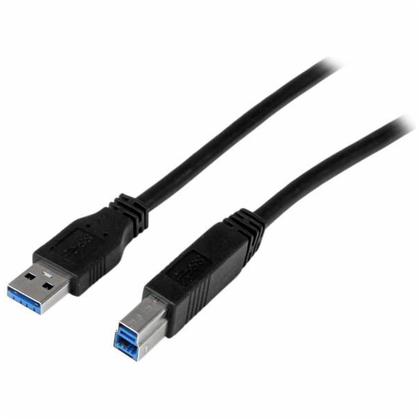 StarTech Kabel USB-A na USB-B 2m černý (USB3CAB2M)