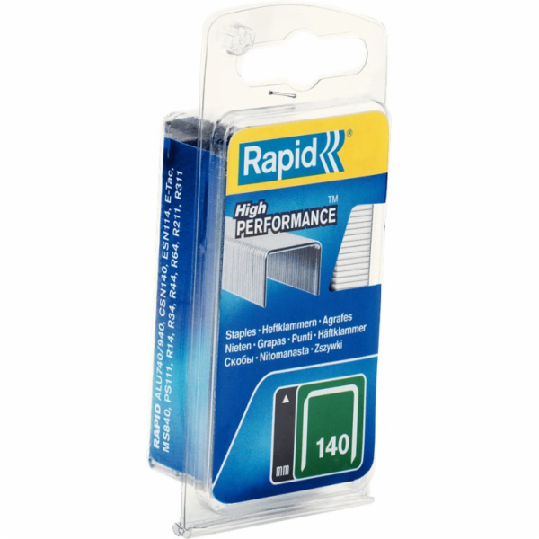 Sponky Rapid 40109517, 10,6x14, mm, typ 140, 648 ks.