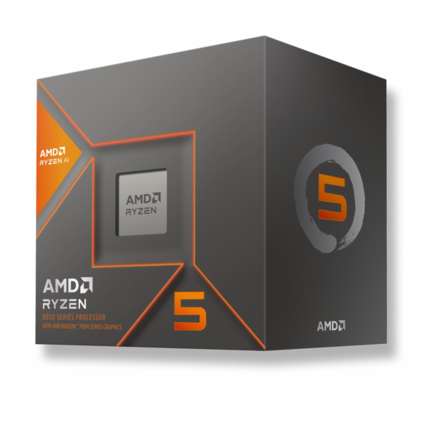 CPU AMD RYZEN 5 8500G, 6-core, až 5.0GHz, 22MB cache, 65W...