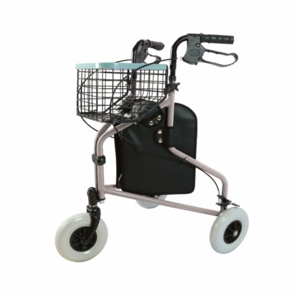Ergonomické tříkolové chodítko Barcelona RF-611 - šedé