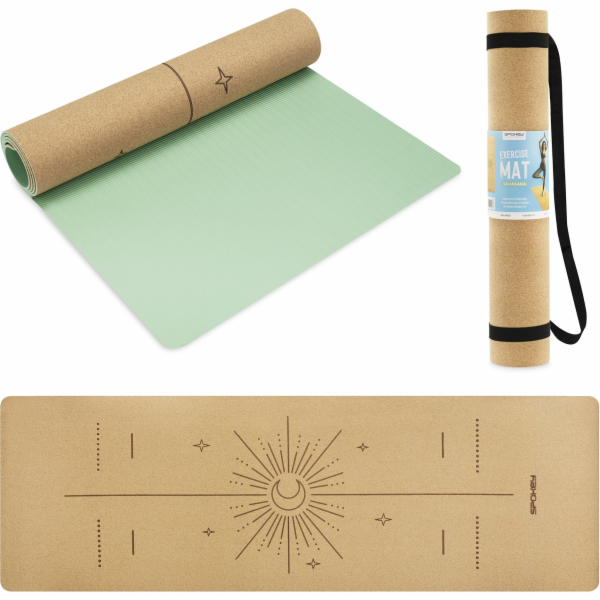 Spokey Jógová podložka Korek Spokey Savasana 941536