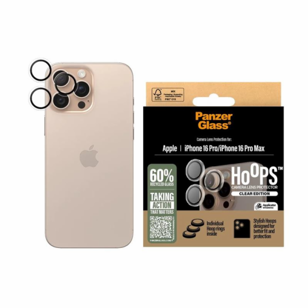 PanzerGlass ochranné sklo Hoops pre iPhone 16 Pro/16 Pro ...