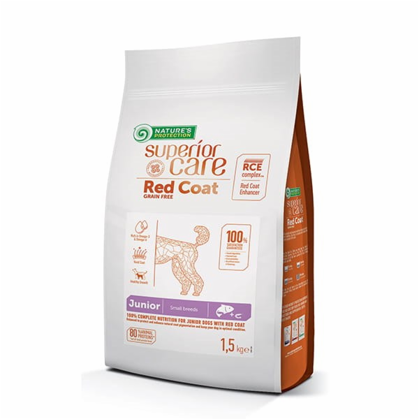 NATURE S PROTECTION Superior Care Red Coat Free Junior Sm...