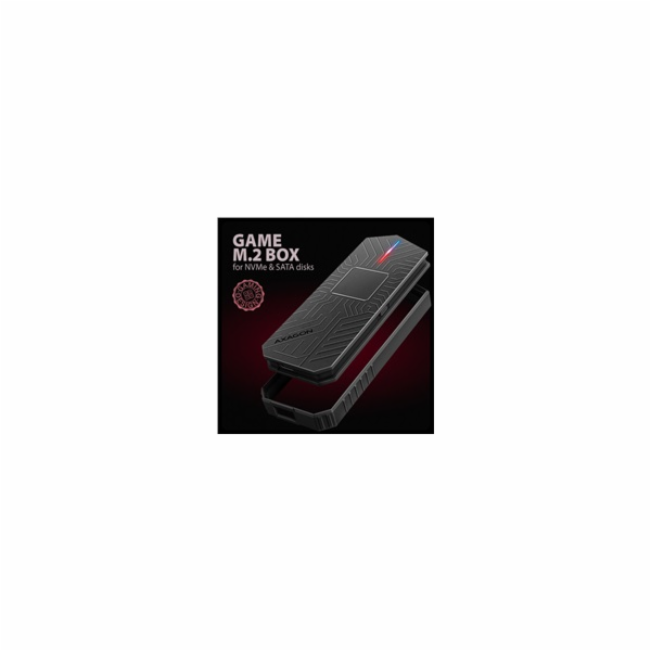 AXAGON EEM2-GAM, USB-C 10Gbps - NVMe & SATA SSD GAME M.2 ...