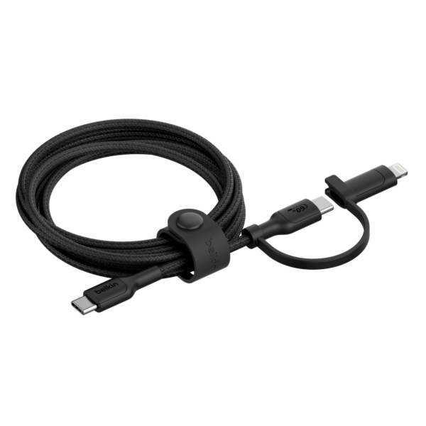 Belkin BOOST CHARGE 2-in-1 Cable  USB-C/Lig.1,5m sw.CAC00...