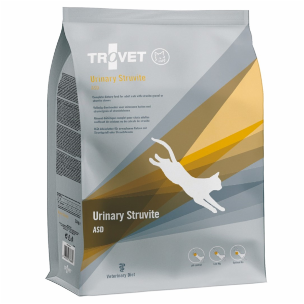 TROVET Urinary Struvite ASD - suché krmivo pro kočky - 2,5kg
