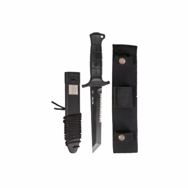 Německý bojový nůž Mil-Tec Black 2000 440 ocel