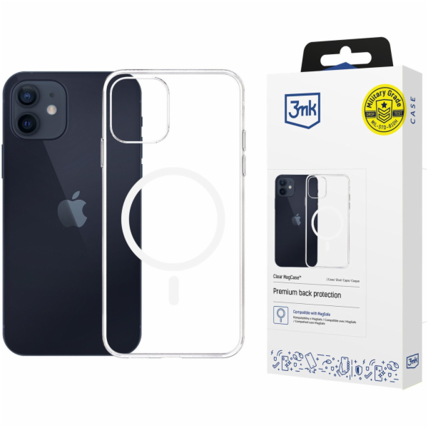 3mk ochranný kryt Clear MagCase pro Apple iPhone 12/12 Pro