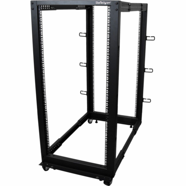 Startech 25U 19" Open Frame Server Rack, 4 Post Adjustabl...