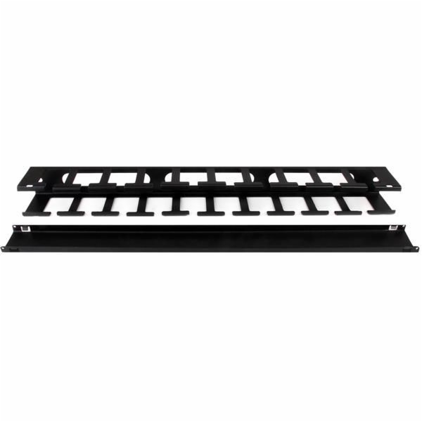 Startech 1U Horizontal Finger Duct Rack Cable Management ...