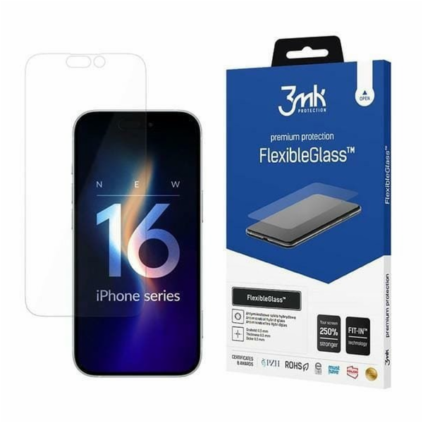 3mk hybridní sklo FlexibleGlass pro Apple iPhone 16 Pro