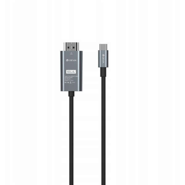 Devia kabel Storm series USB-C to HDMI Cable 2m - Black