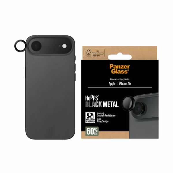 PanzerGlass ochranné sklo Hoops pre iPhone Air - Black