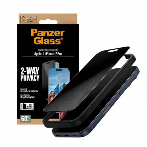 PanzerGlass ochranné sklo UWF 2-Way Privacy pre iPhone 17...