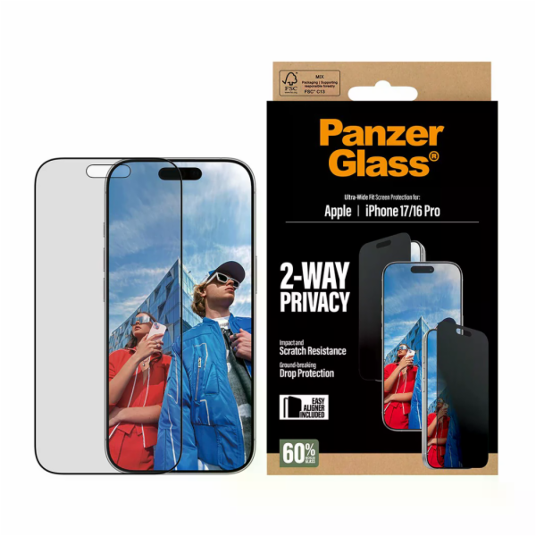 PanzerGlass ochranné sklo UWF 2-Way Privacy pre iPhone 17...