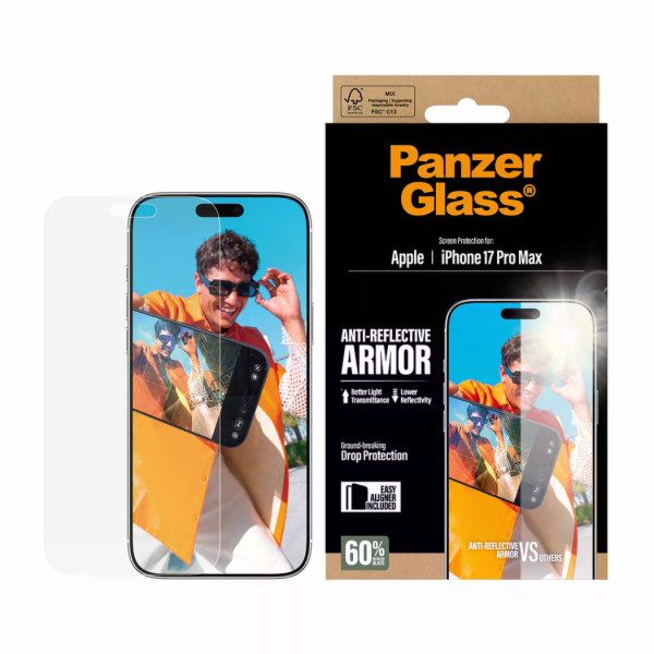 PanzerGlass - Ochrana obrazovky pro mobilní telefon - ant...