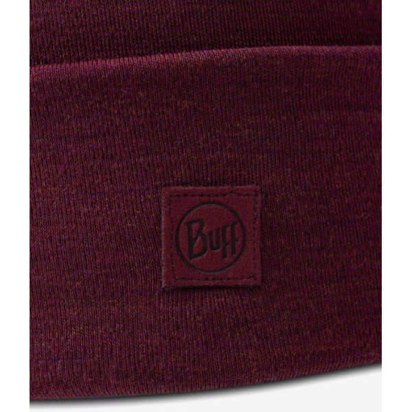 Buff Midweight Merino Wool Čepice Červený