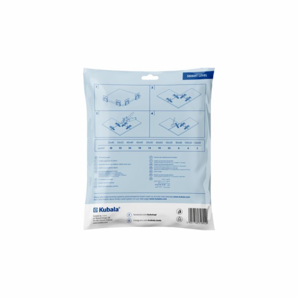 Spony SMART LEVEL 1894, nivelační, 3mm, pro dlažbu 3–16mm...