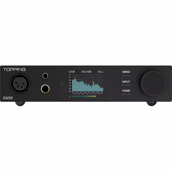 Topping DX5 II BK - USB DAC a sluchátkový zesilovač, černý