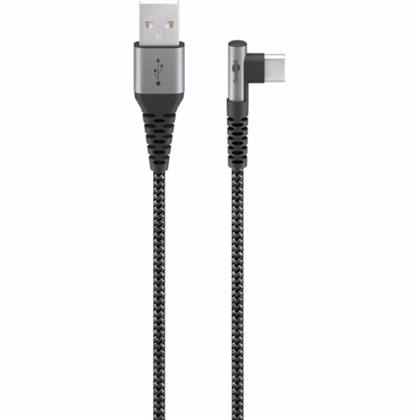 Kabel GOOBAY 64656 USB/USB-C 1m Space Grey/Silver