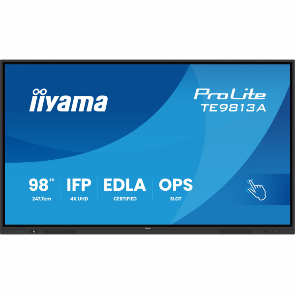 98" iiyama TE9813A-B2AG:IPS,4K,40P,EDLA