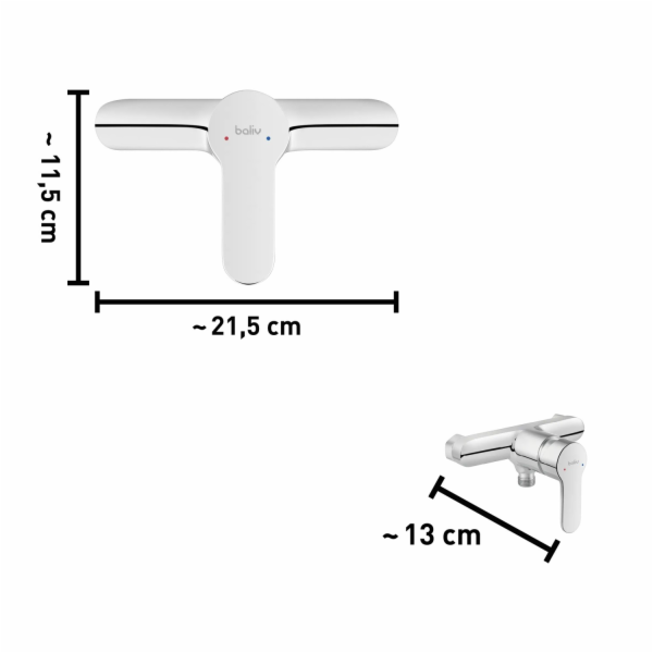 baliv sprchová armatura DU-5890 chrom