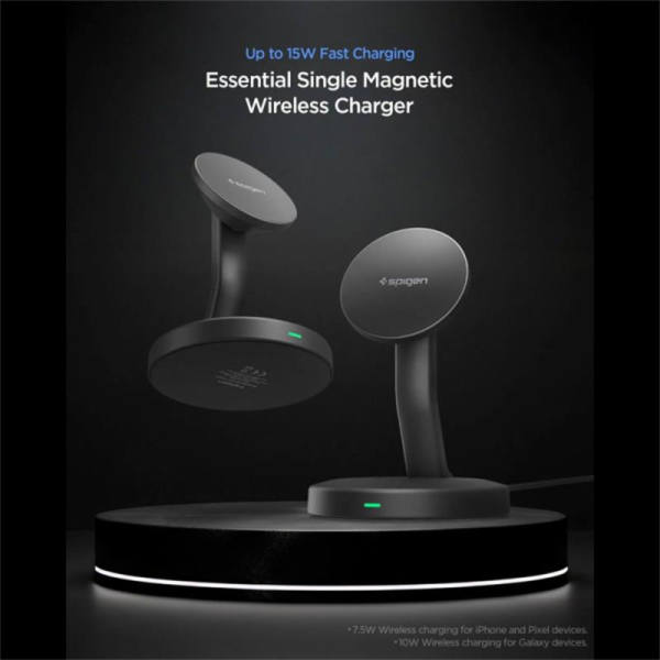 Spigen Essential MagSafe Wireless Charger 15W - Black