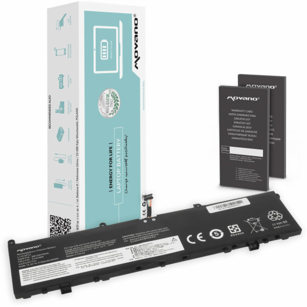 Movano Baterie L17C4P72 L17M4P72 Lenovo ThinkPad P1 X1 Ex...