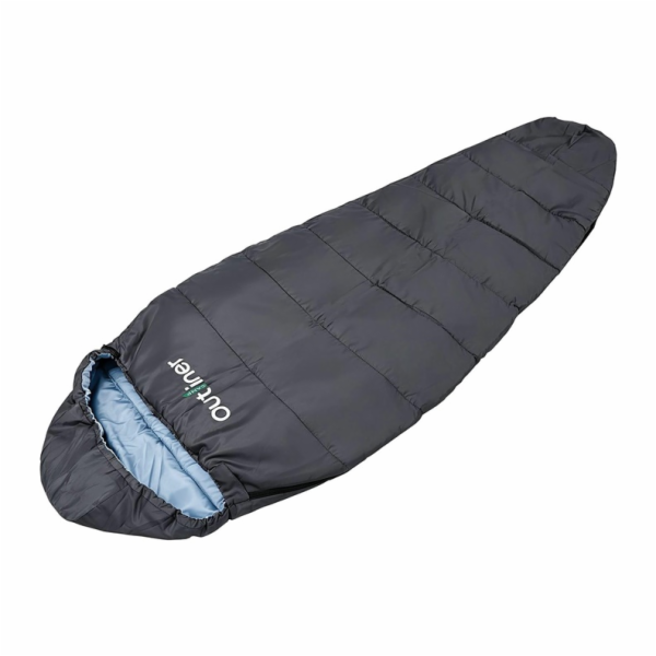 OUTLINER Spací pytel , modrý, pravý, 230 cm