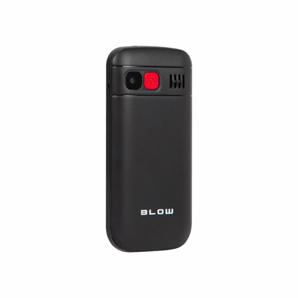 BLOW Černý seniorský telefon se stojánkem S18D