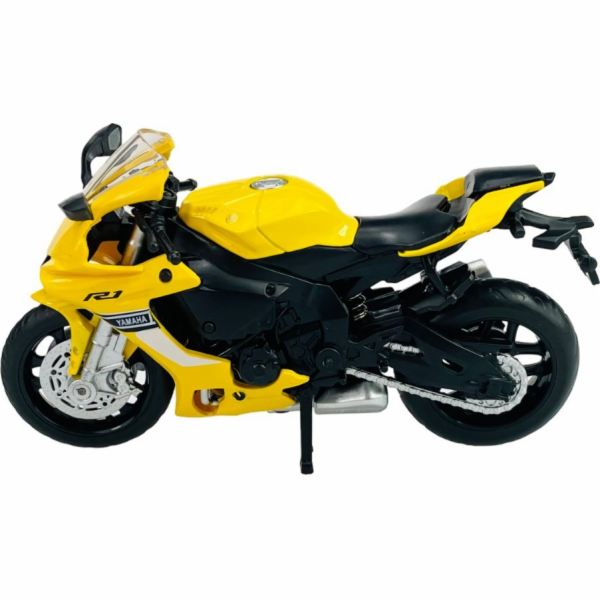 Pulio Žlutý motocykl Yamaha YZF-R1 v měřítku 1/12 MSZ
