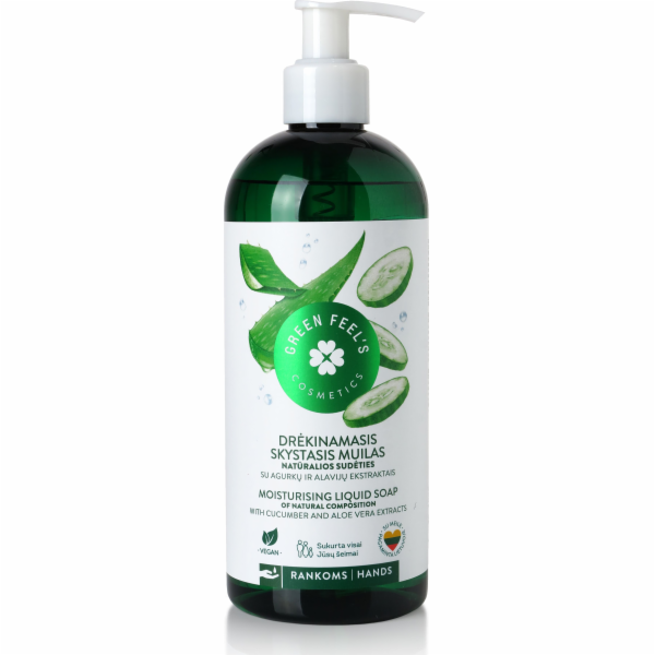 GREEN_FEELS Tekuté mýdlo GF Okurkový extrakt, 400 ml