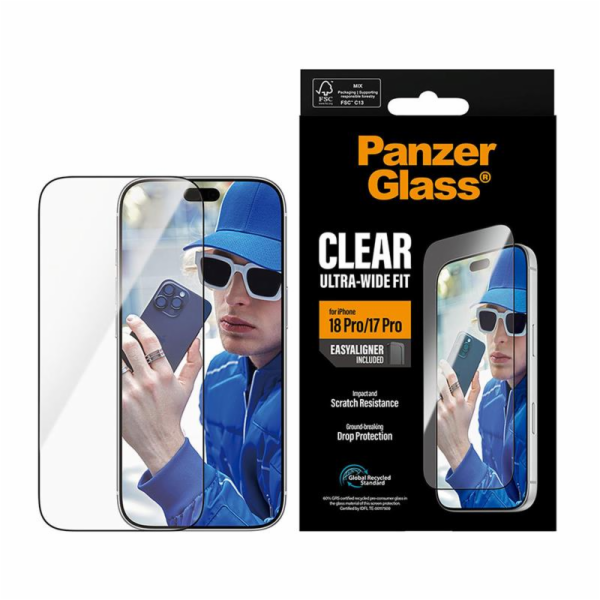 PanzerGlass ochranné sklo UWF pre iPhone 18 Pro - Black F...