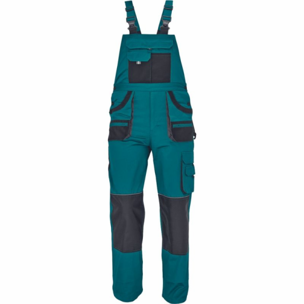 Kalhoty FF HANS 52, zelené/antracit, s laclem