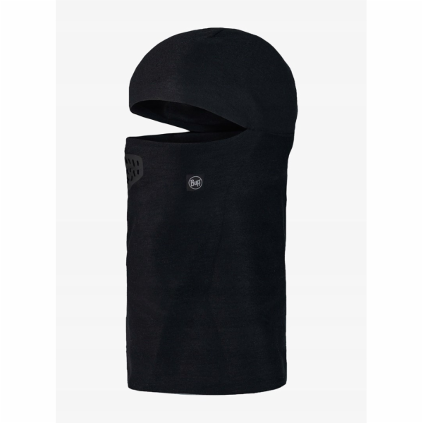 Dětská kukla BUFF Thermonet Hinged Balaclava Solid, Černá