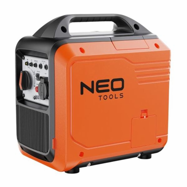 Invertorový generátor NEO TOOLS 2000 W, oranžový/černý