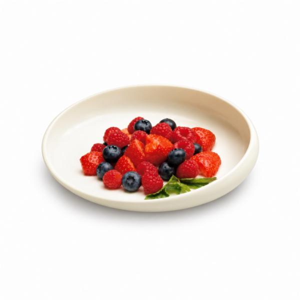 Plate with high rim